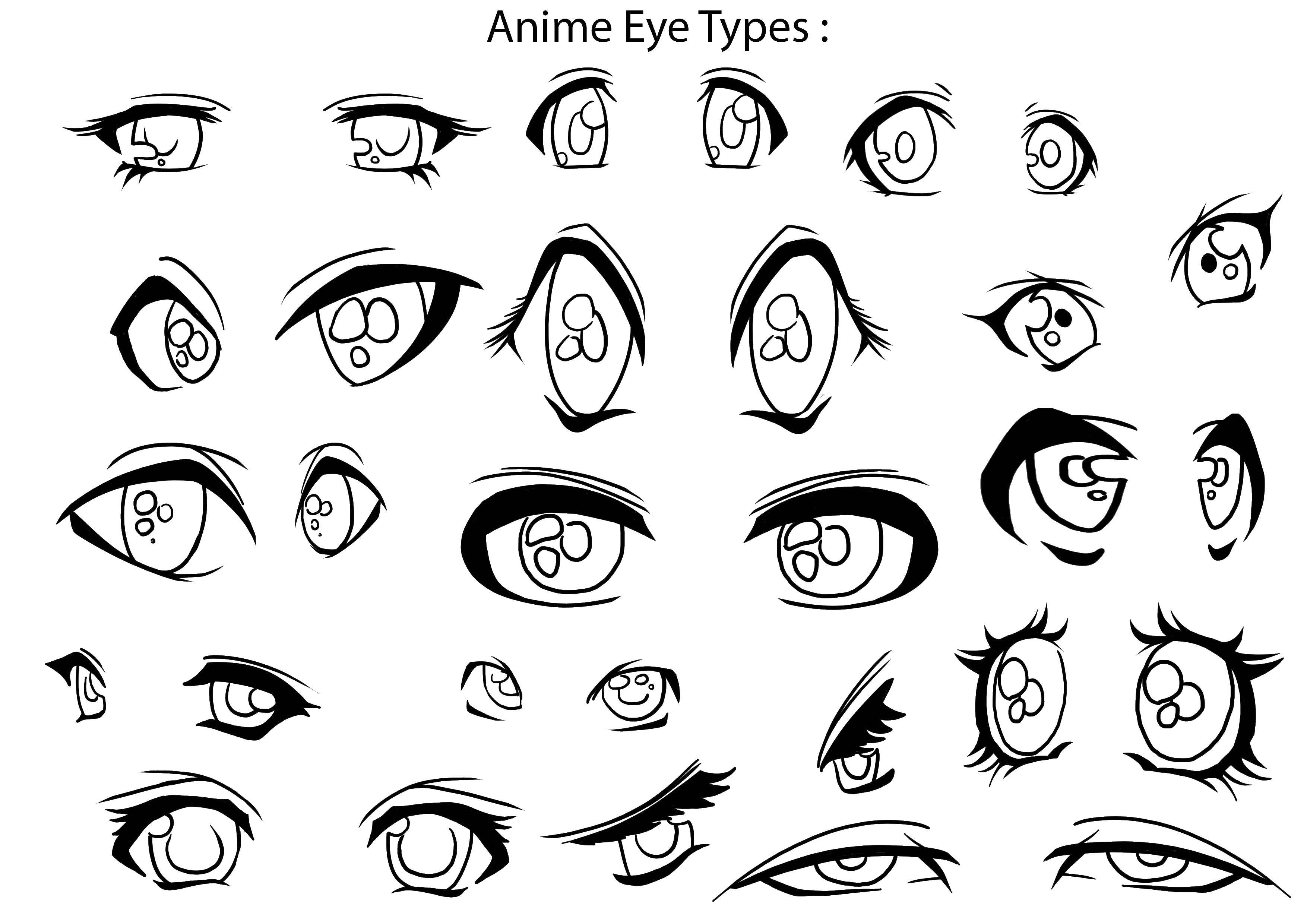 Online coloring pages coloring page eyes anime eyes download print coloring page