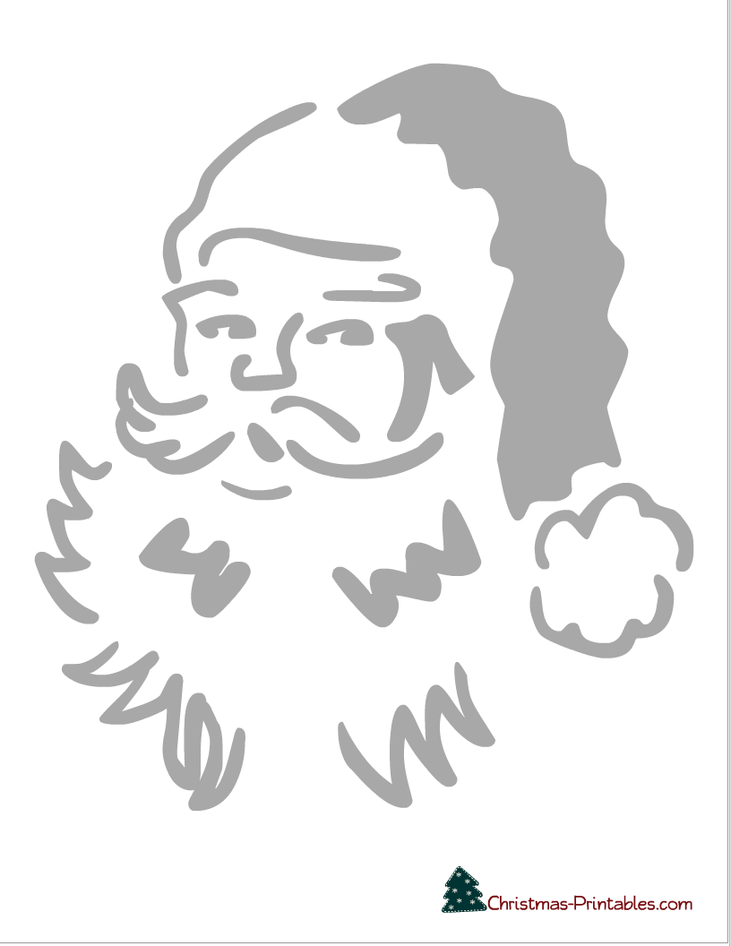 Free printable christmas stencils