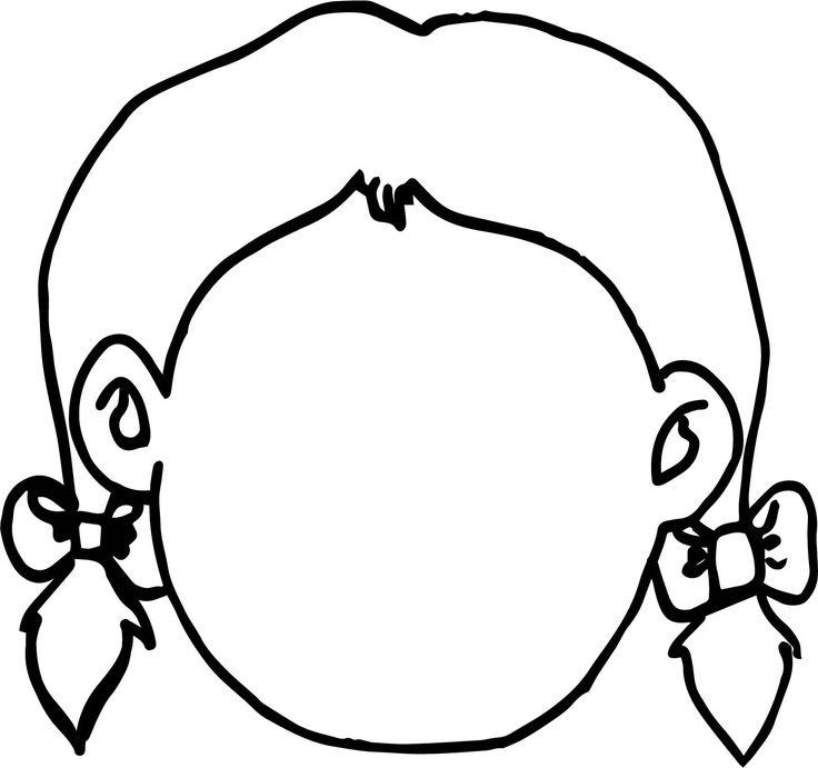 Blank face drawing at paintingvalley explore within blank face template preschool