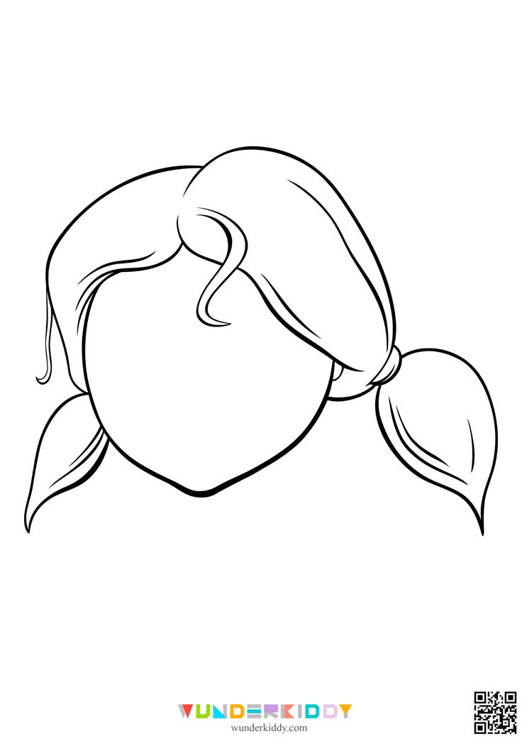 Printable blank faces template and coloring pages for kids preschool lening activities face template coloring pages for kids
