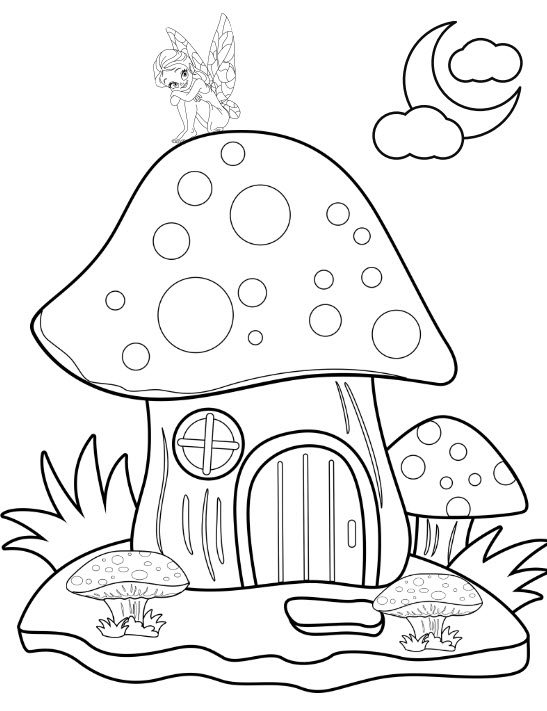 Fairy garden coloring pages free printable fairy garden diy