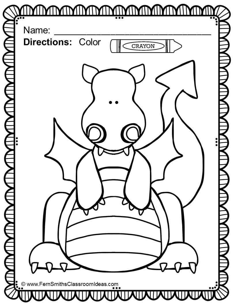 Fairy tales coloring pages fairy tales coloring book fairy tales craftivity dragon coloring page fairy tales preschool fairy tale crafts