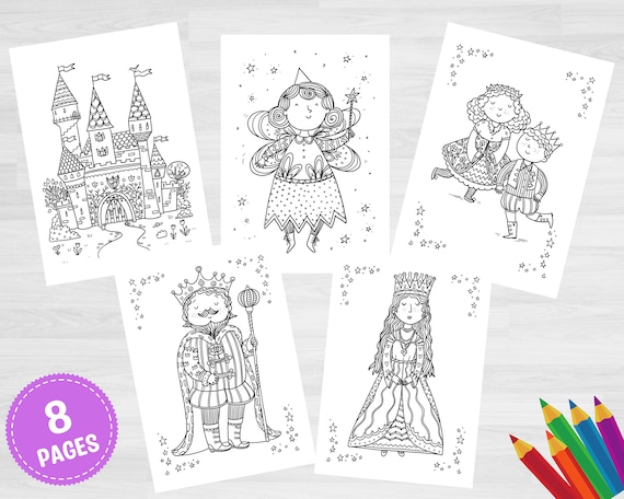 Fairytale coloring fairy tale coloring pages princess coloring coloring for kids printable castle coloring pages coloring book