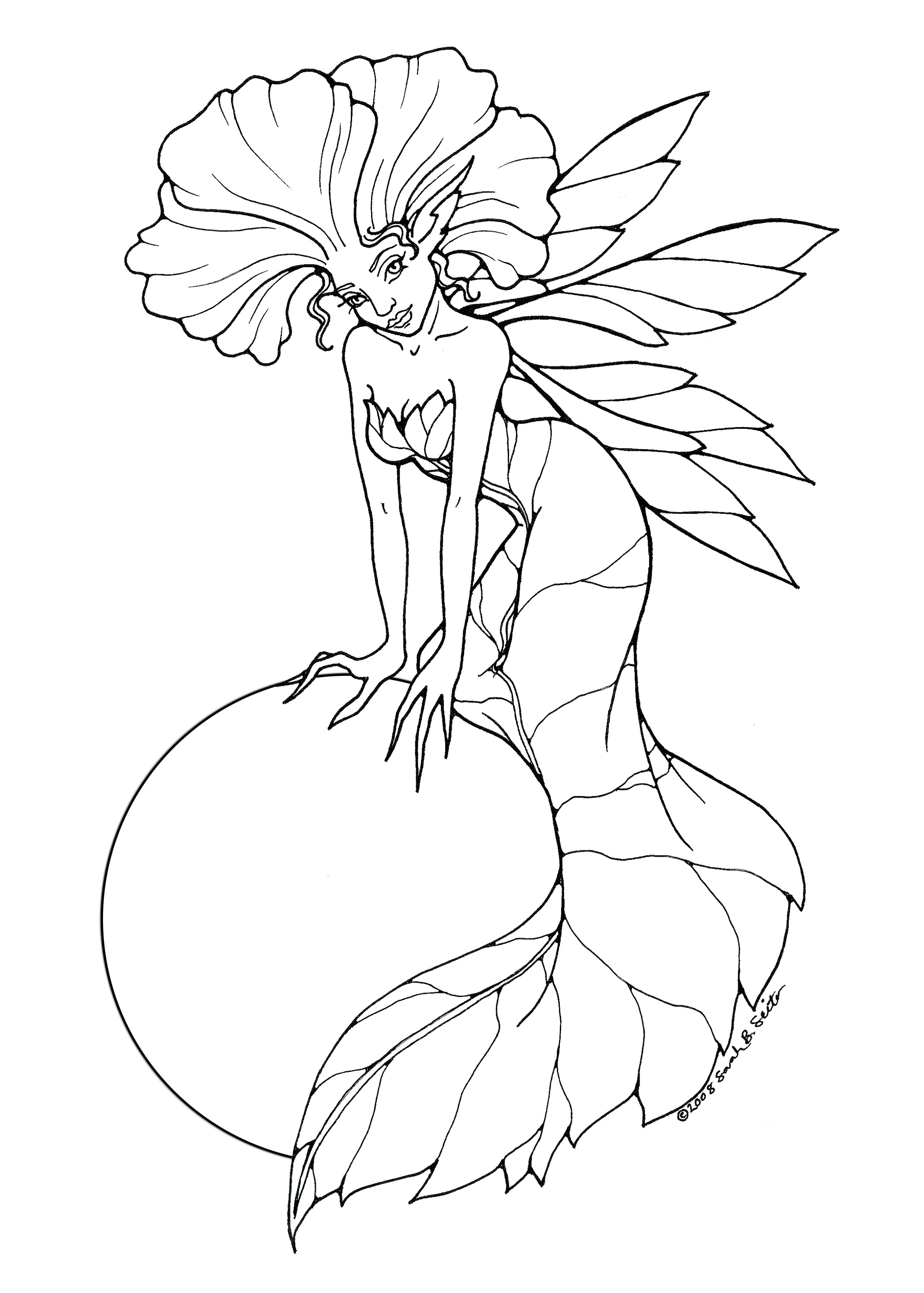 Free printable fairy coloring pages for kids