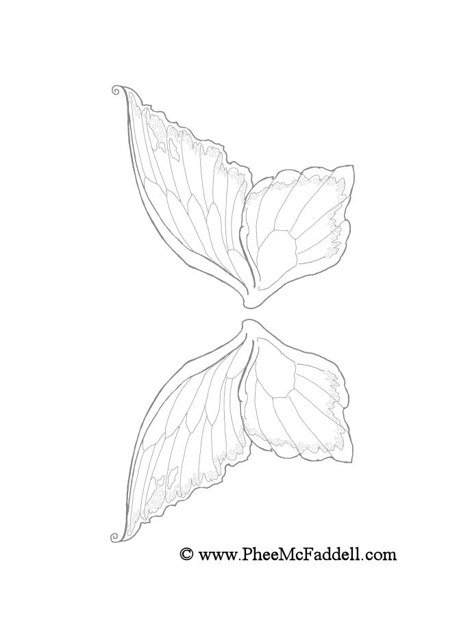 March puppet wings coloring page fairy wings drawing fairy wing tattoos wings drawing