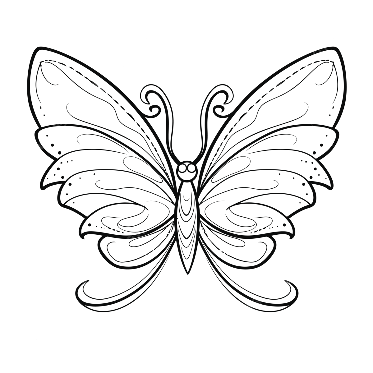Drawing butterfly coloring pages free printable sketch coloring pages outline vector fairy wings drawing fairy wings outline fairy wings sketch png and vector with transparent background for free download