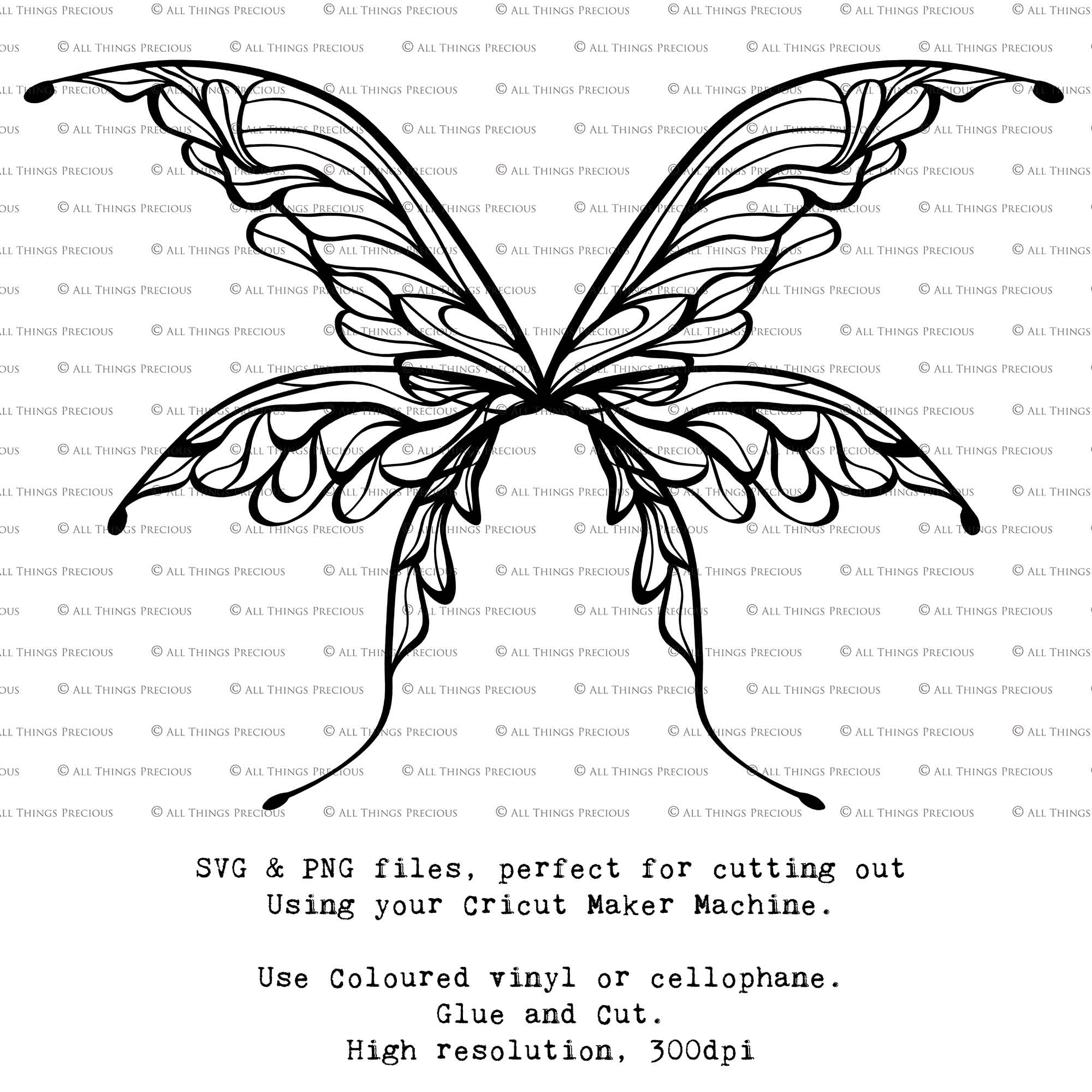 Svg fairy wings for cricut