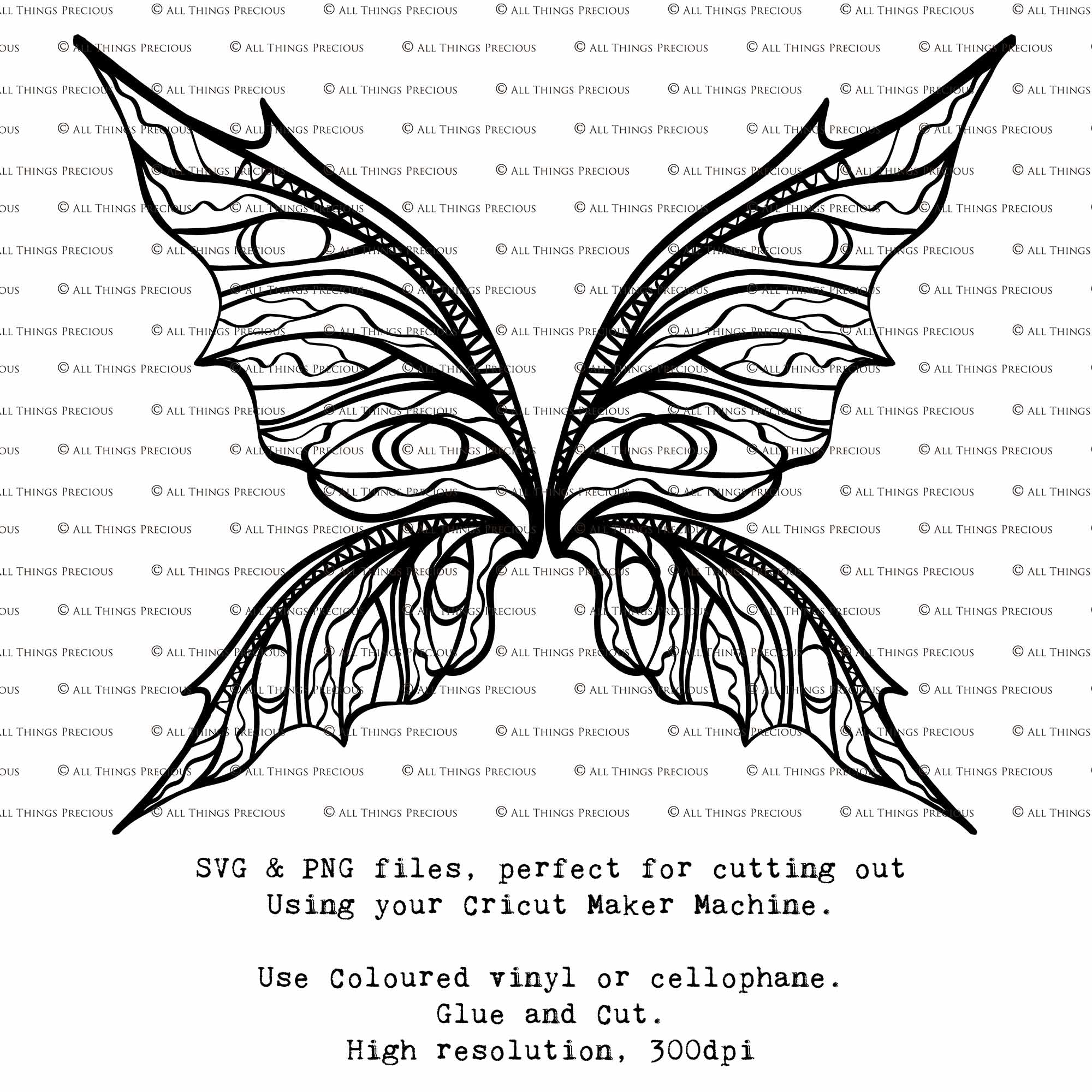 Svg fairy wings for cricut