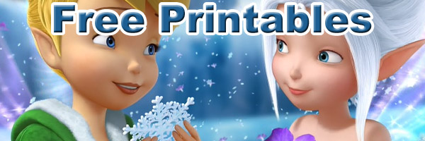 Disney secret of the wings winter fairy free printables activities and coloring pages â