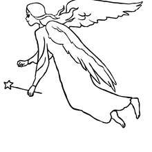Fairy coloring pages