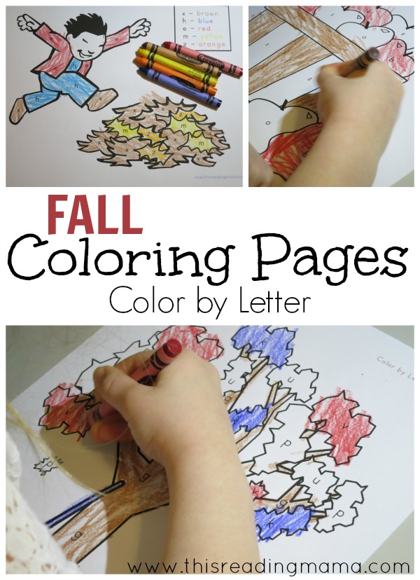 Fall coloring pages