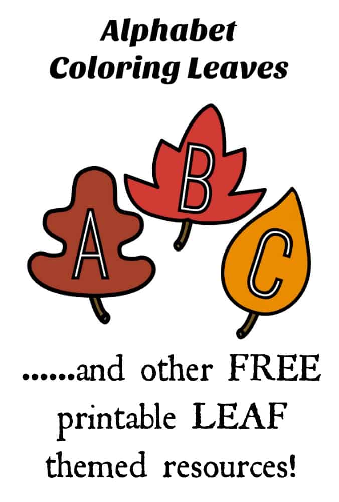 Free fall leaf printable game and activity pack for kids