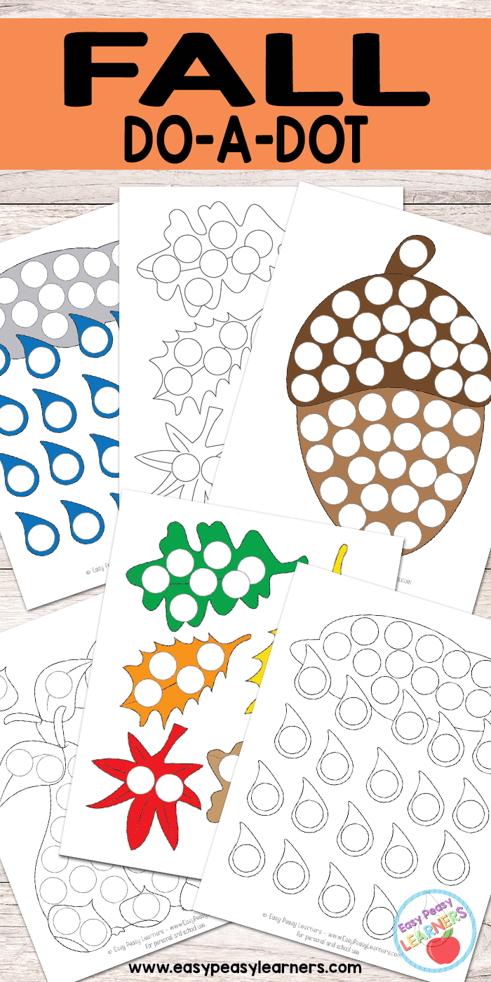 Free fall do a dot printables