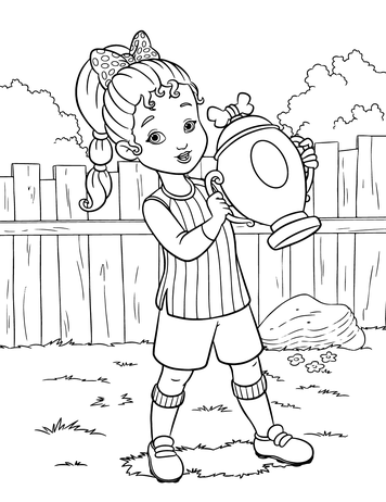 Fancy nancy coloring pages