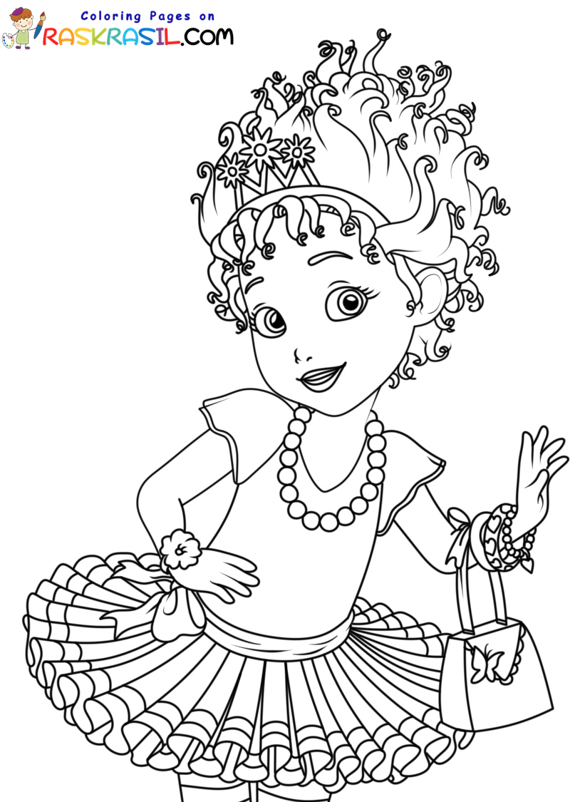 Fancy nancy coloring pages