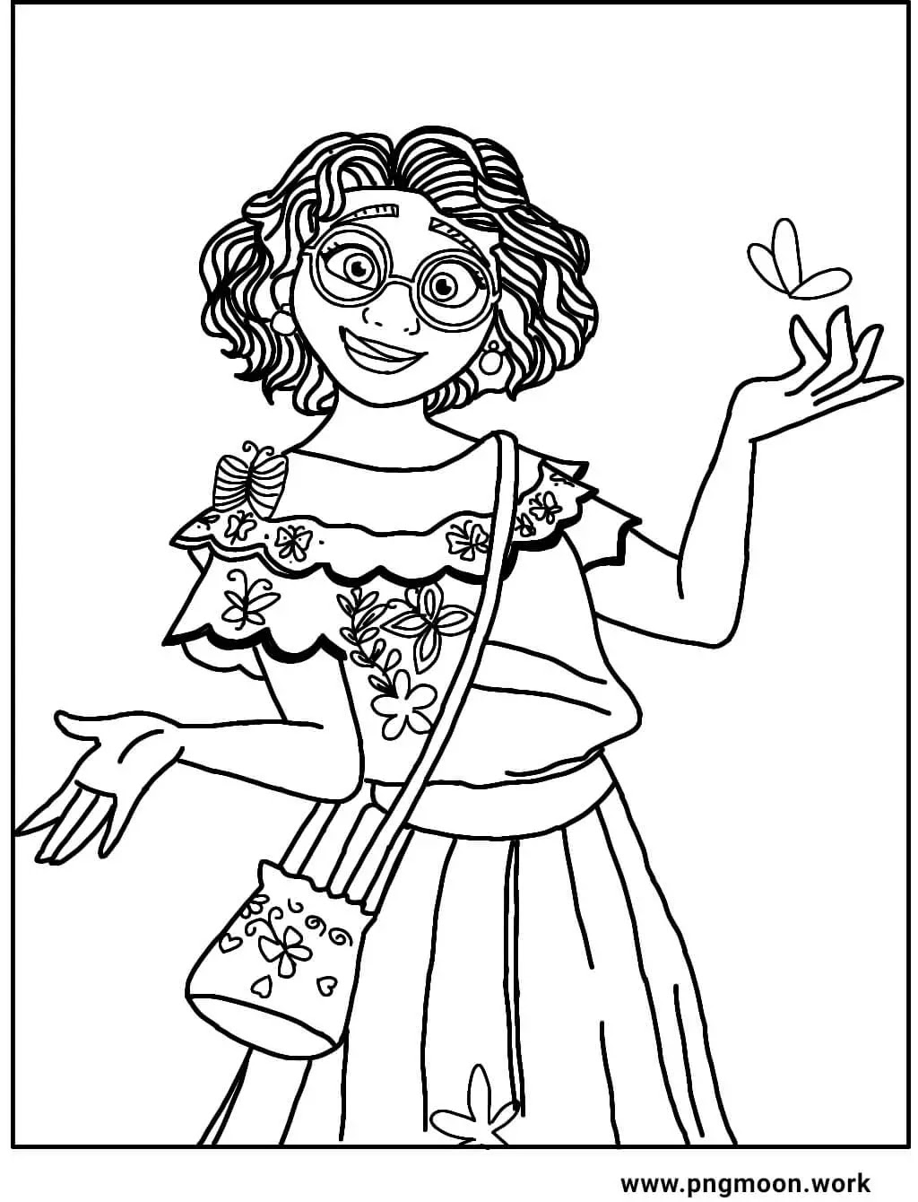 Disney encanto free printable coloring pages