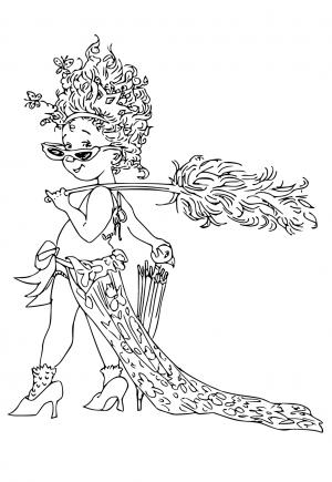 Free printable fancy nancy coloring pages for adults and kids