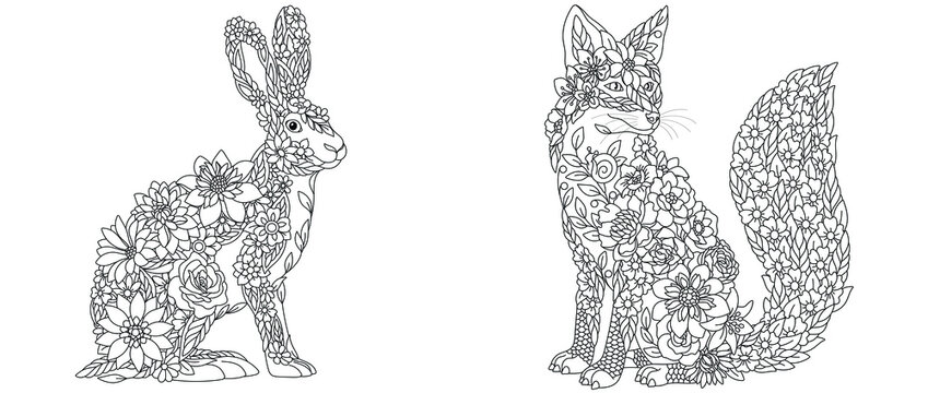Adult fantasy coloring pages images â browse photos vectors and video