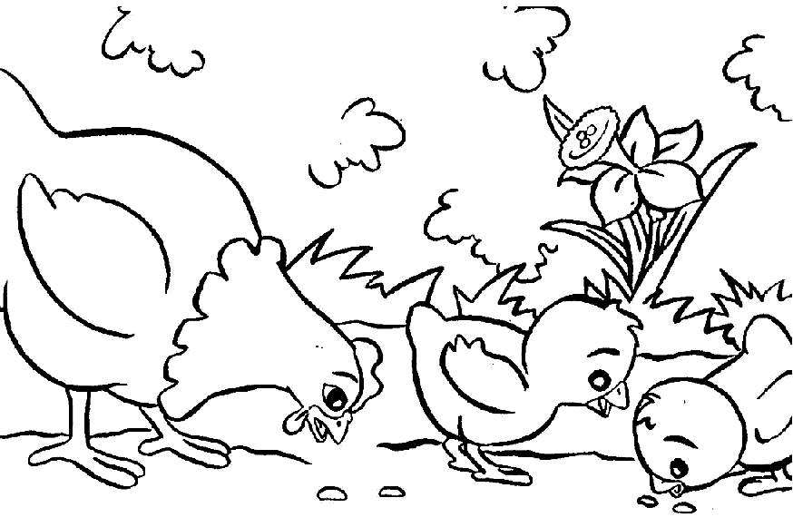 Free printable farm animal coloring pages for kids