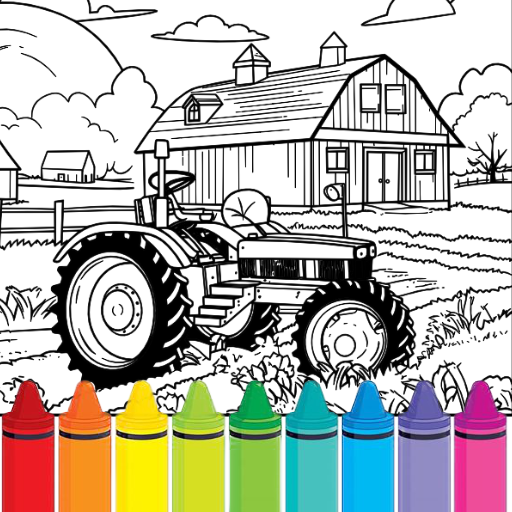 Farm coloring pages