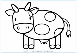 Farm louring pages for kids