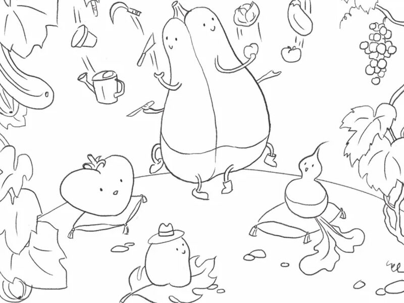 Hopes harvest coloring pages