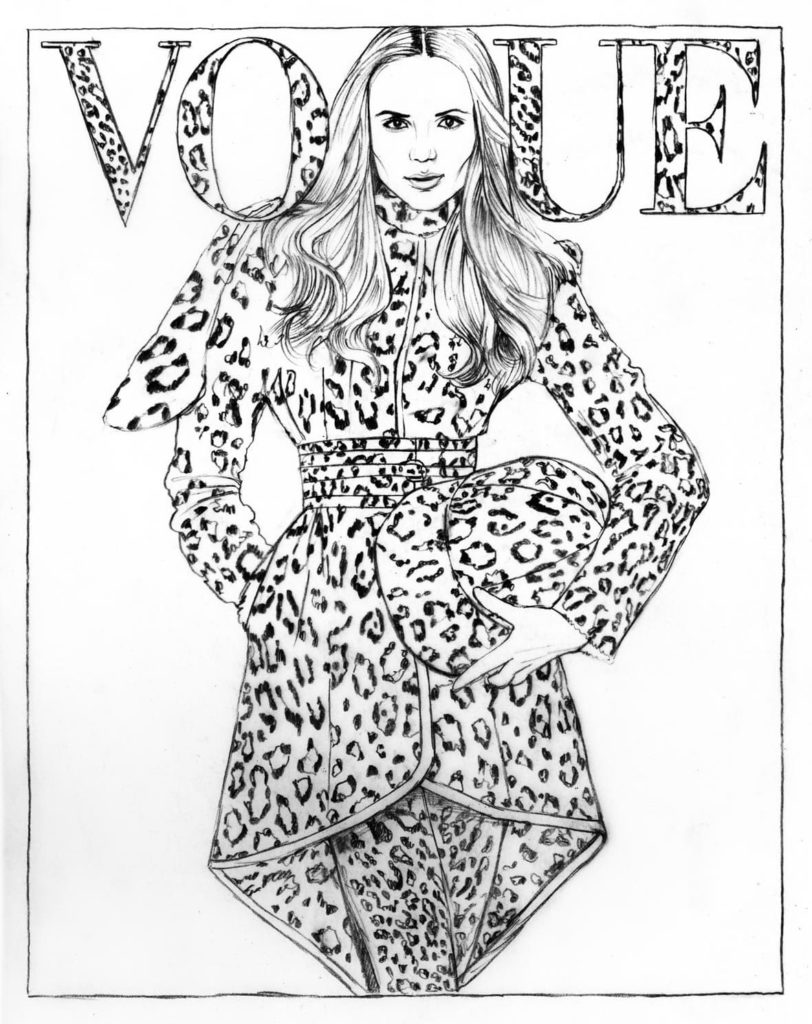 Fashion coloring pages