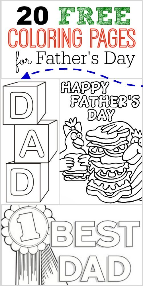 Free fathers day coloring pages fathers day coloring page fathers day printable fathers day activities