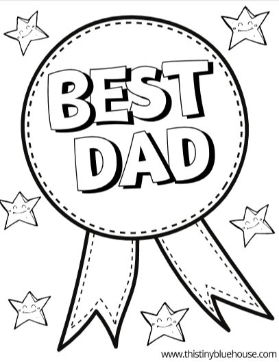 Free cute printable fathers day coloring pages fathers day coloring page fathers day printable fathers day crafts