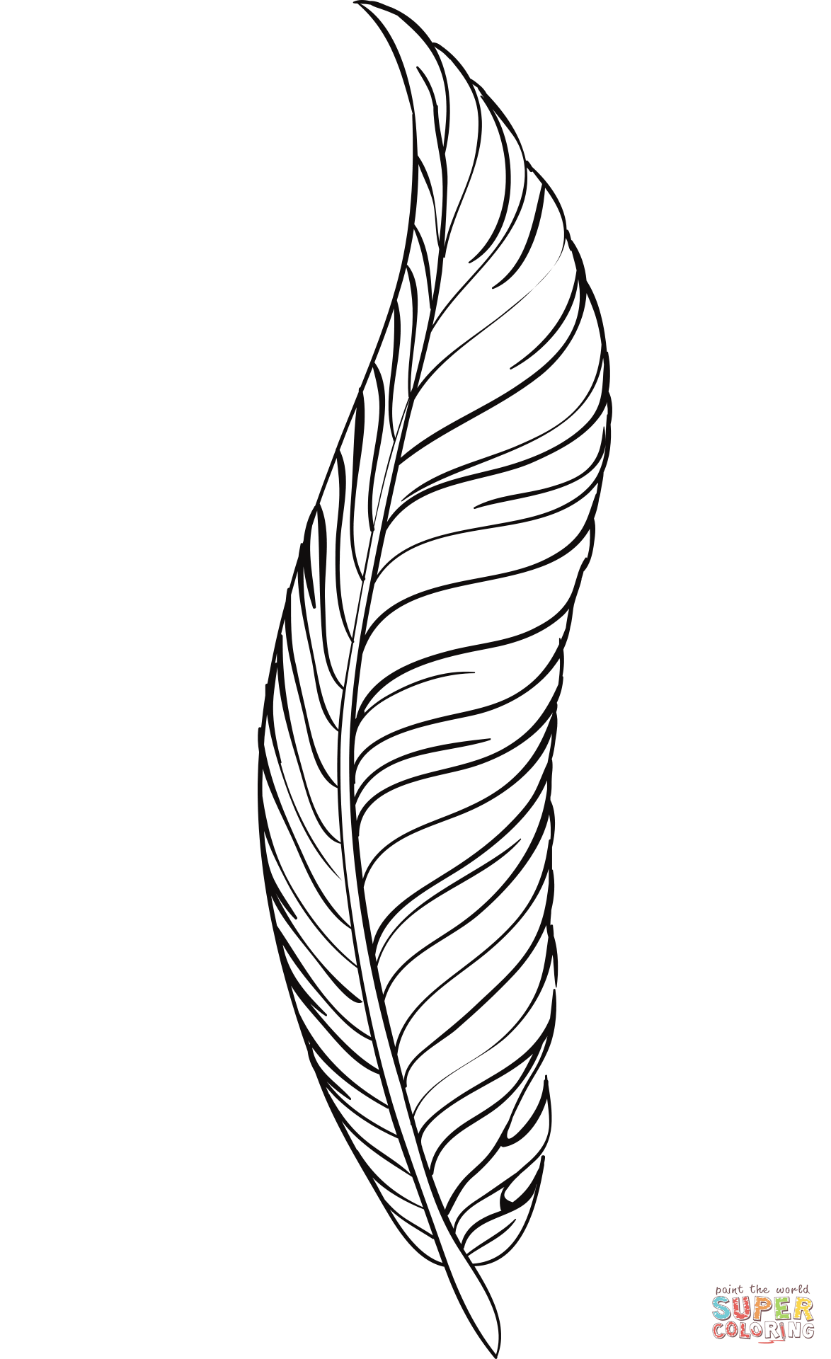 Feather quill pen coloring page free printable coloring pages