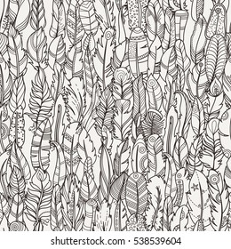 Feather coloring pages stock photos