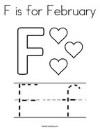 February coloring pages