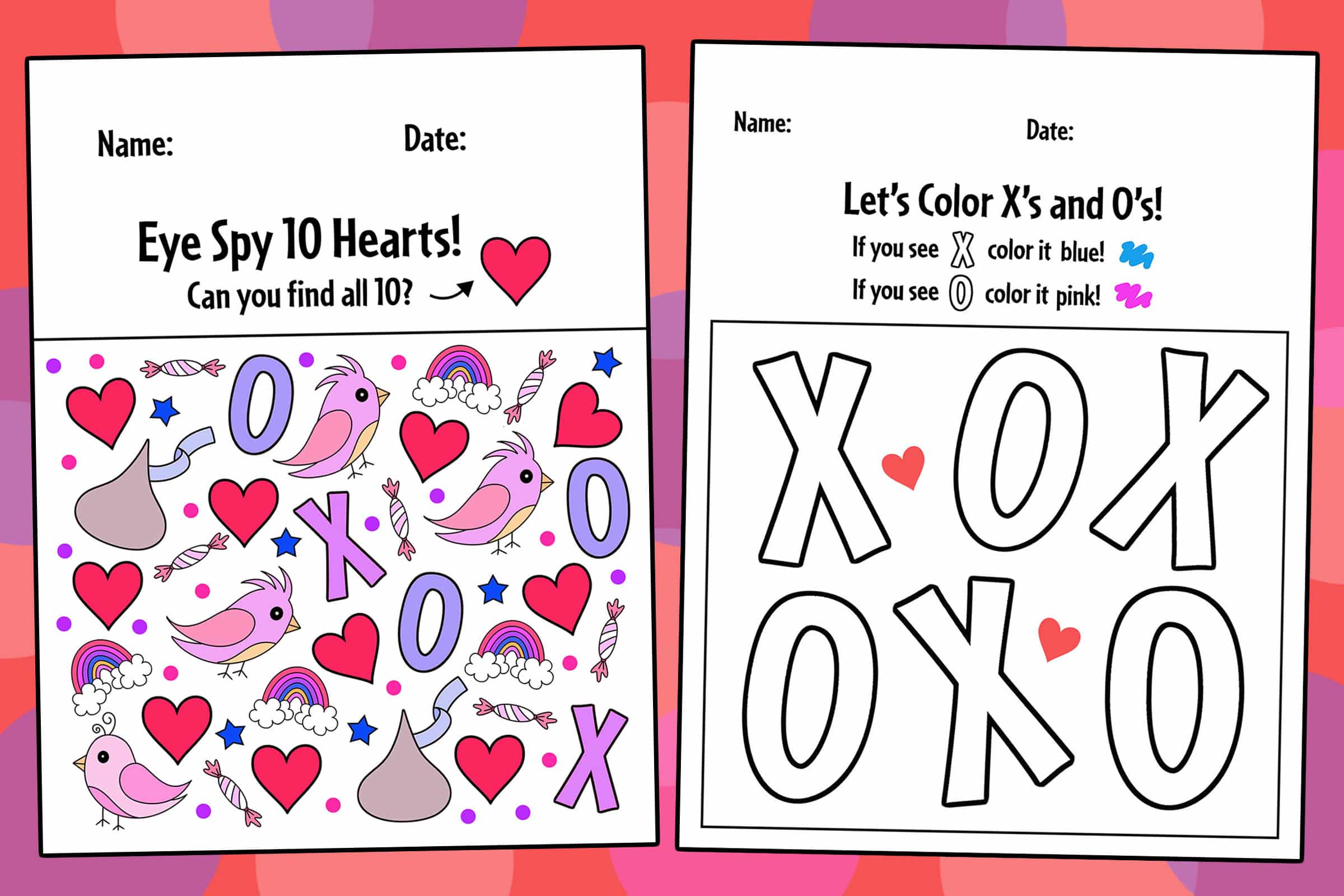 Free february worksheets for preschool â the hollydog blog