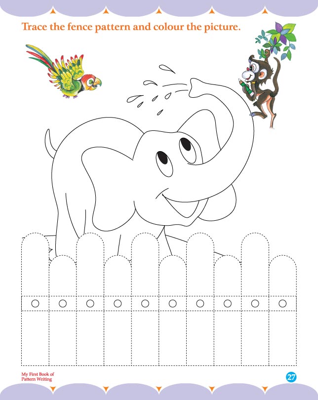 Trace the fence pattern and colour the picutre download free trace the fence pattern and colour the picutre for kids best coloring pages