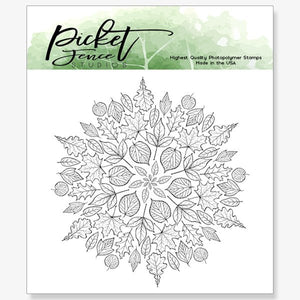 Leaf mandla stamp set â picket fence studios