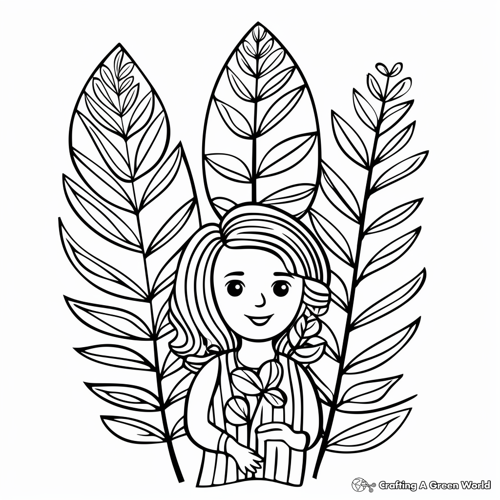 Plant coloring pages