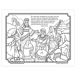 Blessed art thou nephi coloring page