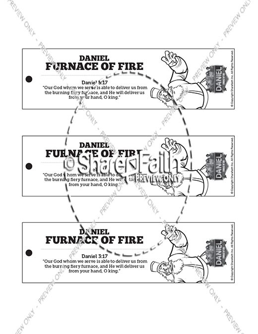Daniel the furnace of fire sunday school crossword puzzles clover media