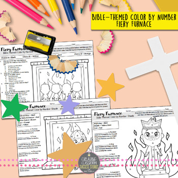 Fiery furnace bible coloring
