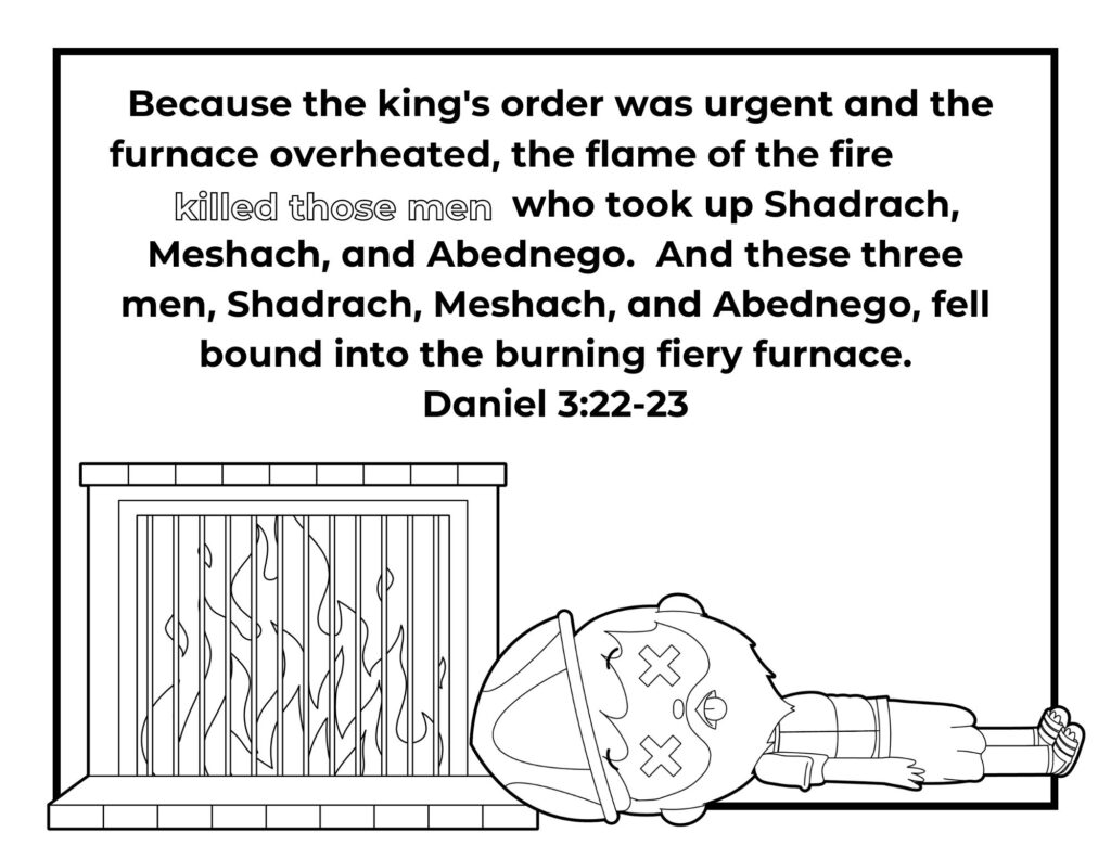 Free fiery furnace loring pages