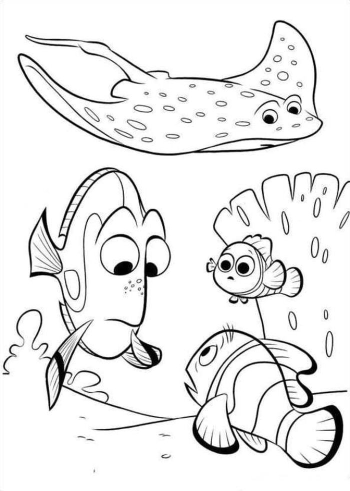 Finding nemo coloring pages