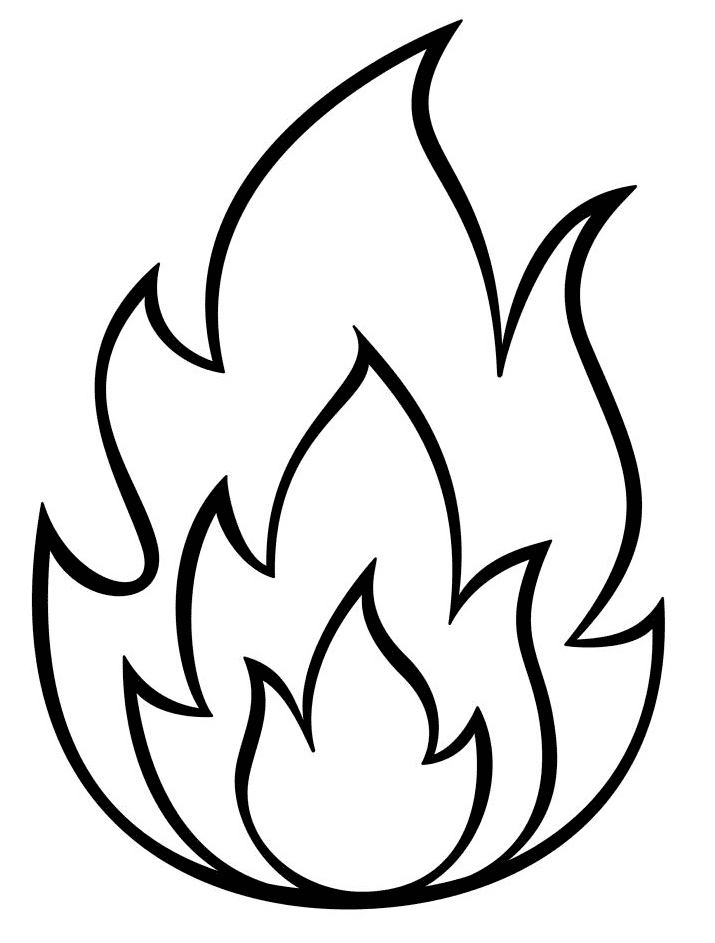 Fire coloring pages printable for free download