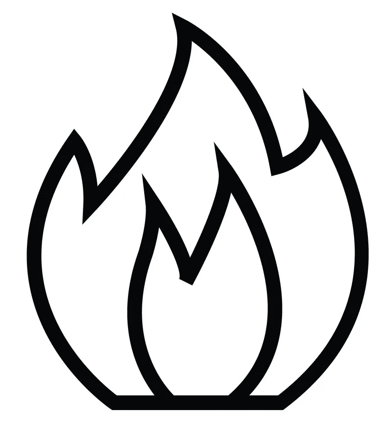 Fire coloring pages printable for free download