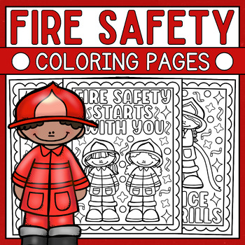 Fire safety coloring pages â fire safety week coloring pages â fire prevention
