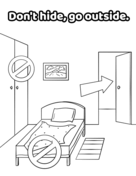 Fire safety coloring pages free coloring pages