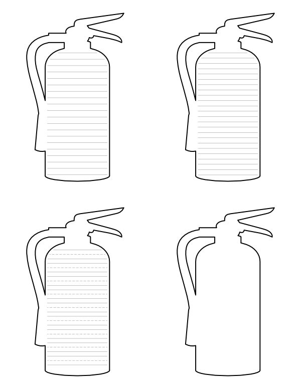 Free printable fire extinguisher