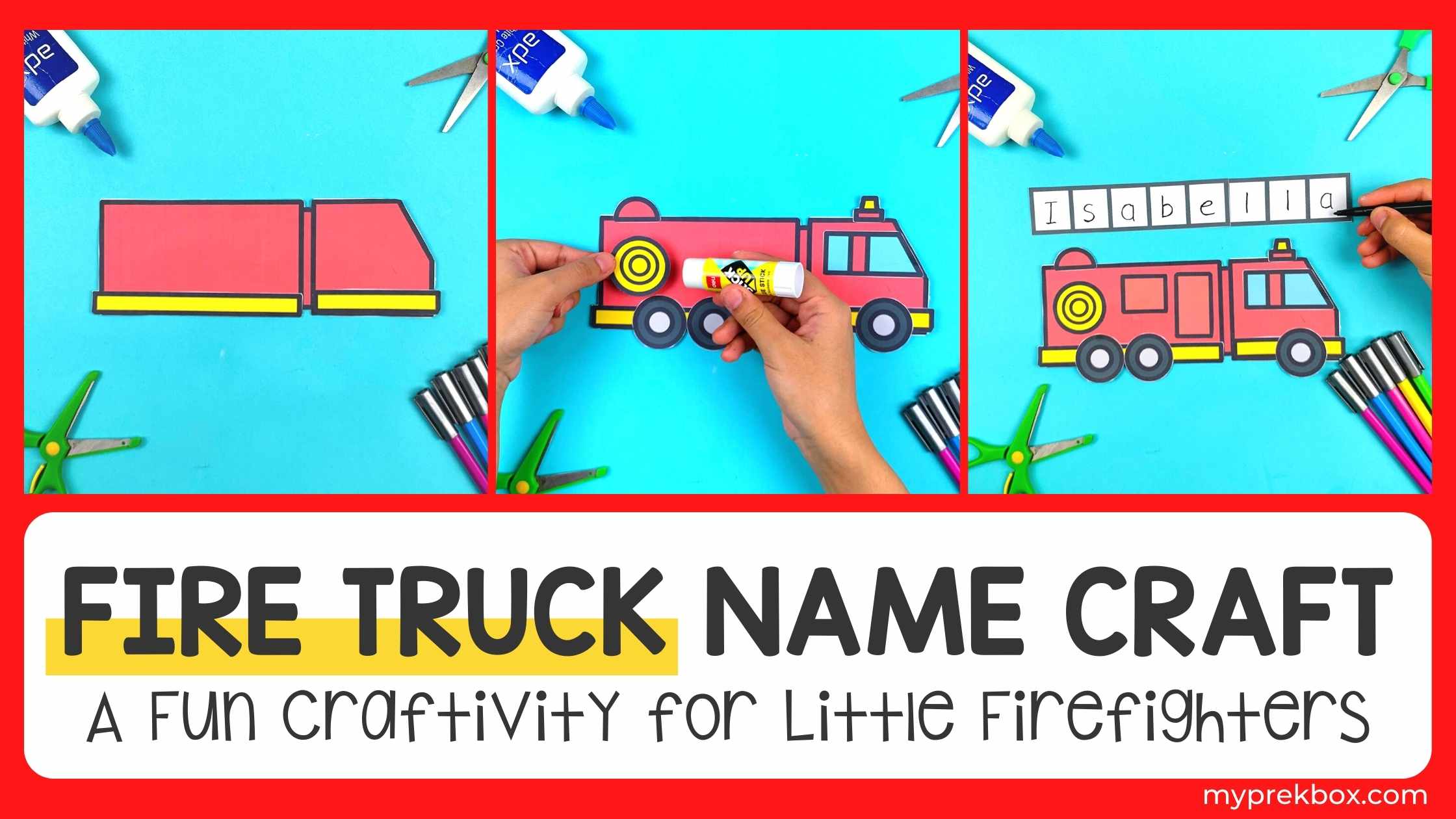 Fire truck name craft