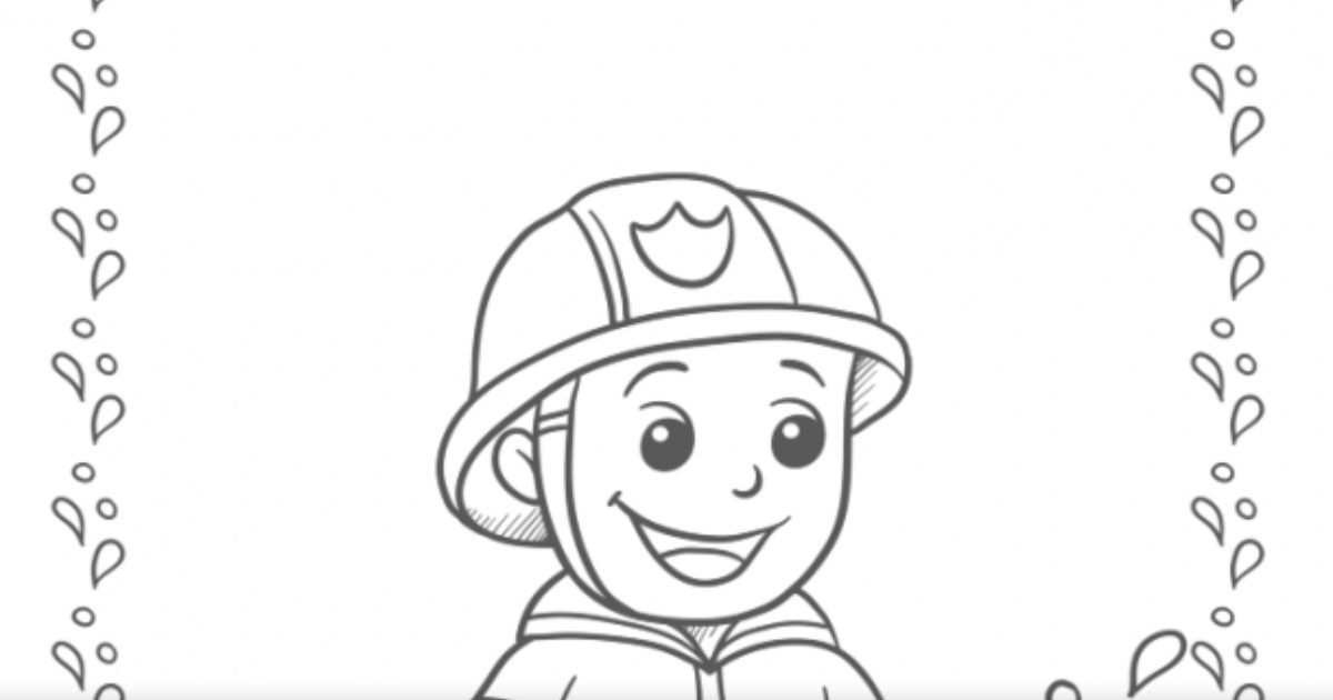 Firefighter printable kids activities blog