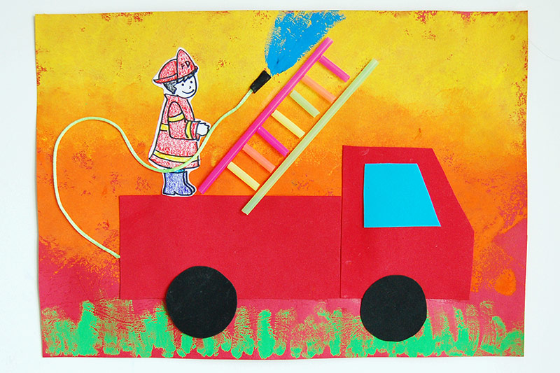 Fireman picture kids crafts fun craft ideas