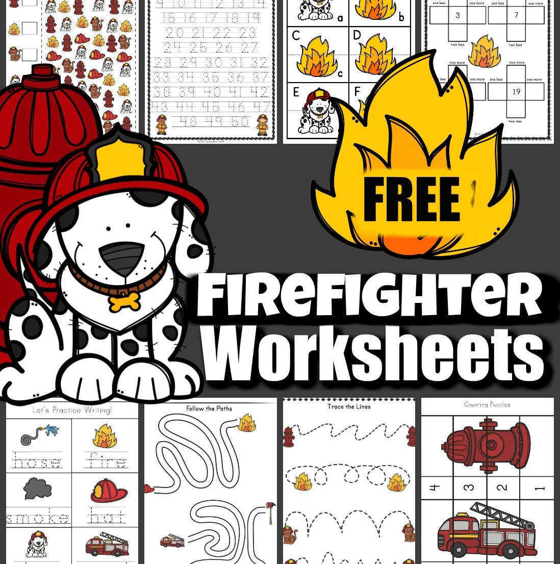 Ðð free free printable firefighter worksheets for kids